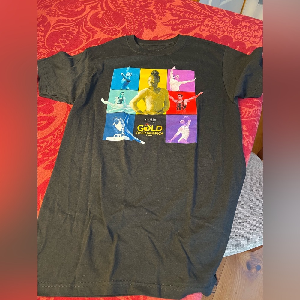 2024 Authentic Gold Over America shirt size adult small.  Never worn or washed.